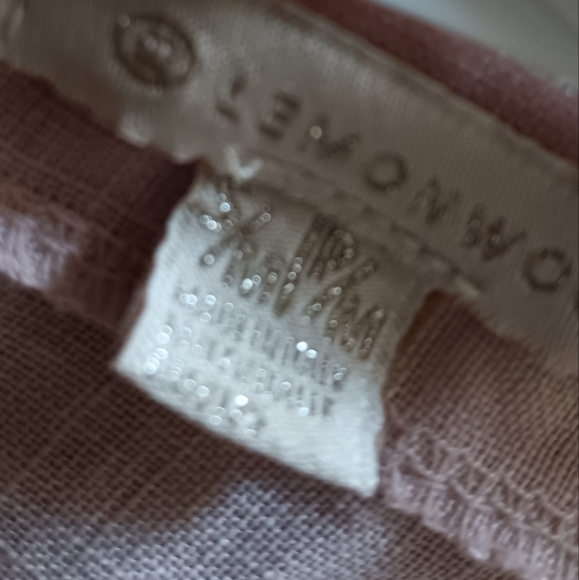 LEMONWOOD Soft Pink Pure Linen Open Front Jacket M - Picture 5 of 5